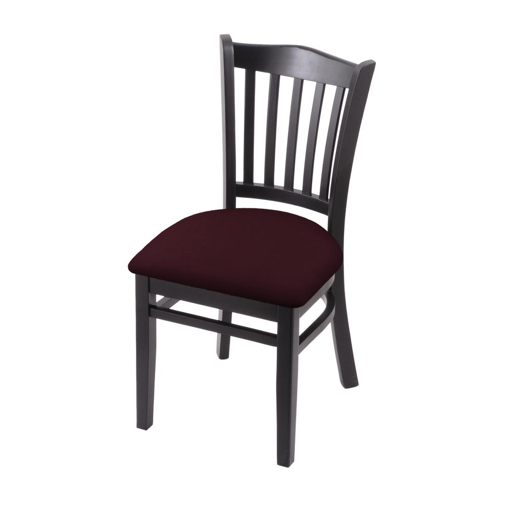 3120 18" Chair with Black Finish and Canter Bordeaux Seat