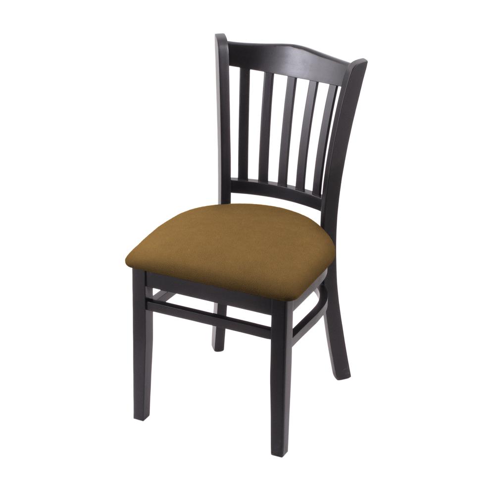 3120 18" Chair with Black Finish and Canter Saddle Seat