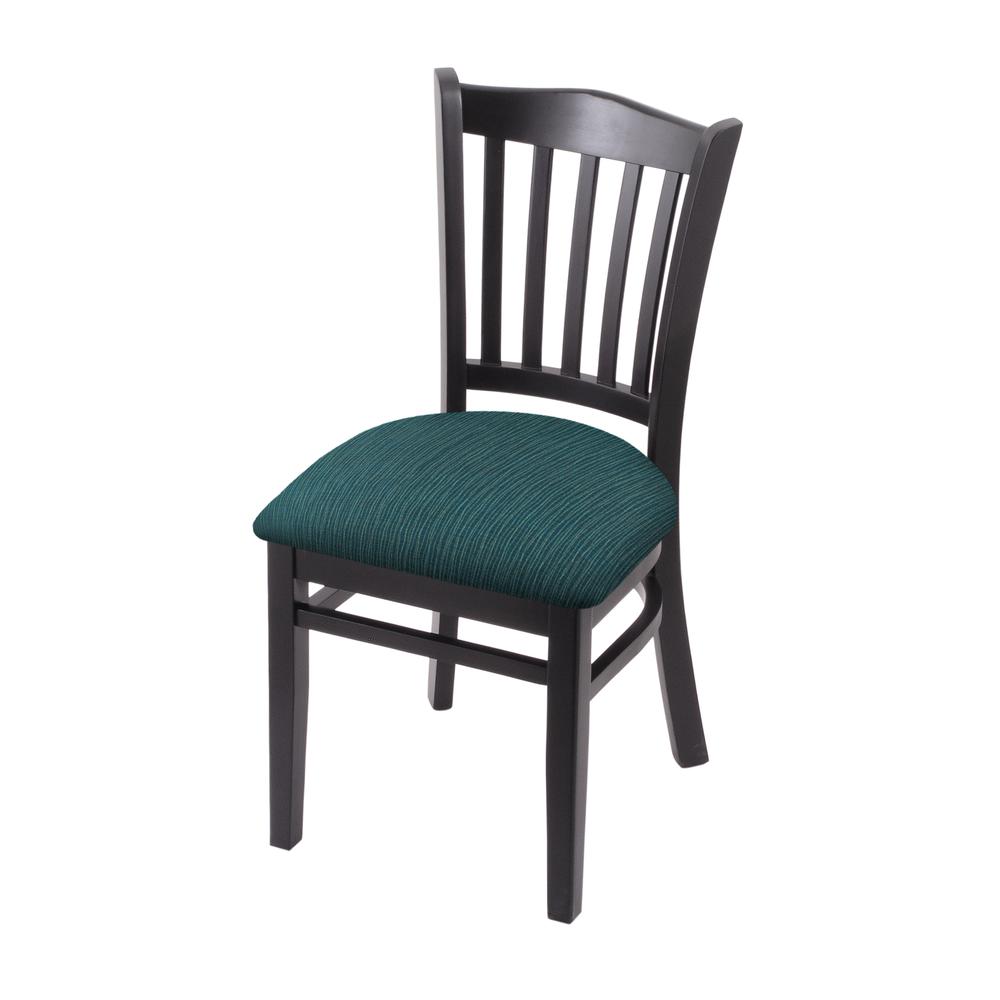 3120 18" Chair with Black Finish and Graph Tidal Seat