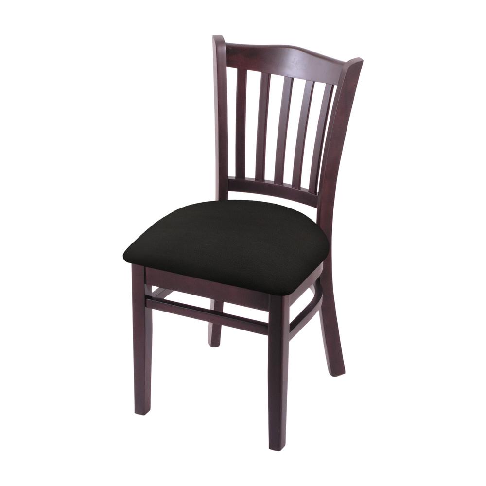 3120 18" Chair with Dark Cherry Finish and Canter Espresso Seat