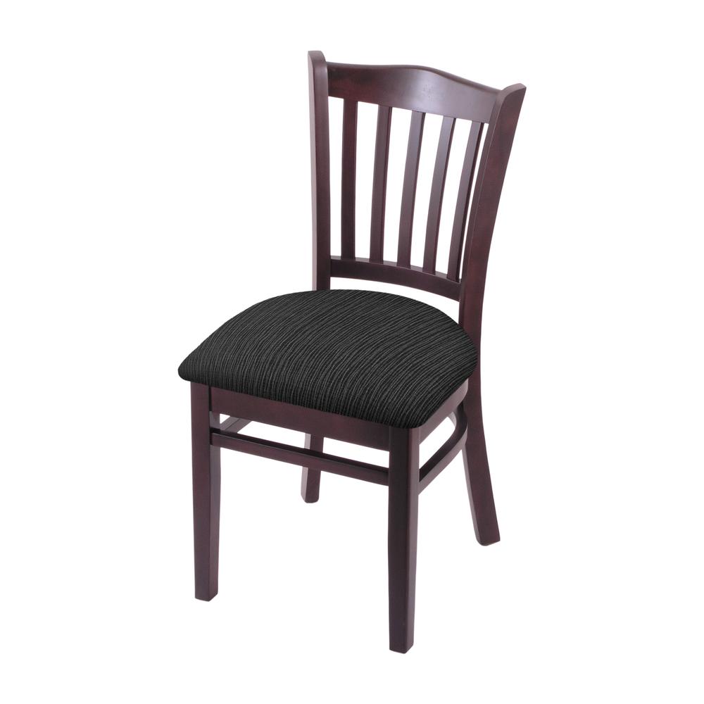 3120 18" Chair with Dark Cherry Finish and Graph Coal Seat