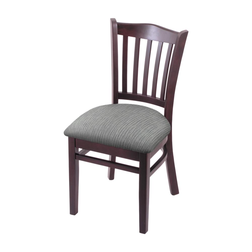 3120 18" Chair with Dark Cherry Finish and Graph Alpine Seat