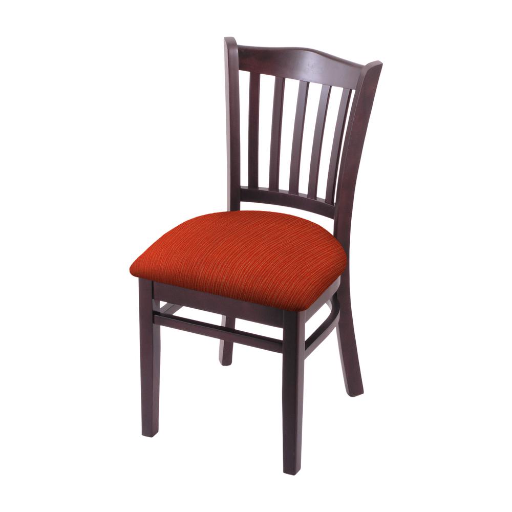 3120 18" Chair with Dark Cherry Finish and Graph Poppy Seat