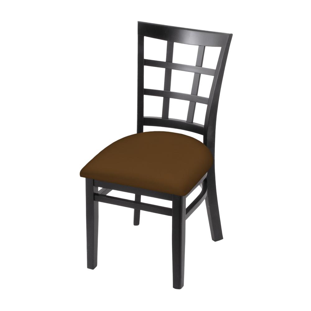 3130 18" Chair with Black Finish and Canter Thatch Seat