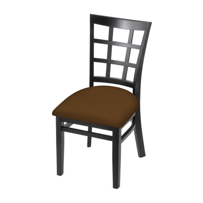 3130 18" Chair with Black Finish and Canter Thatch Seat