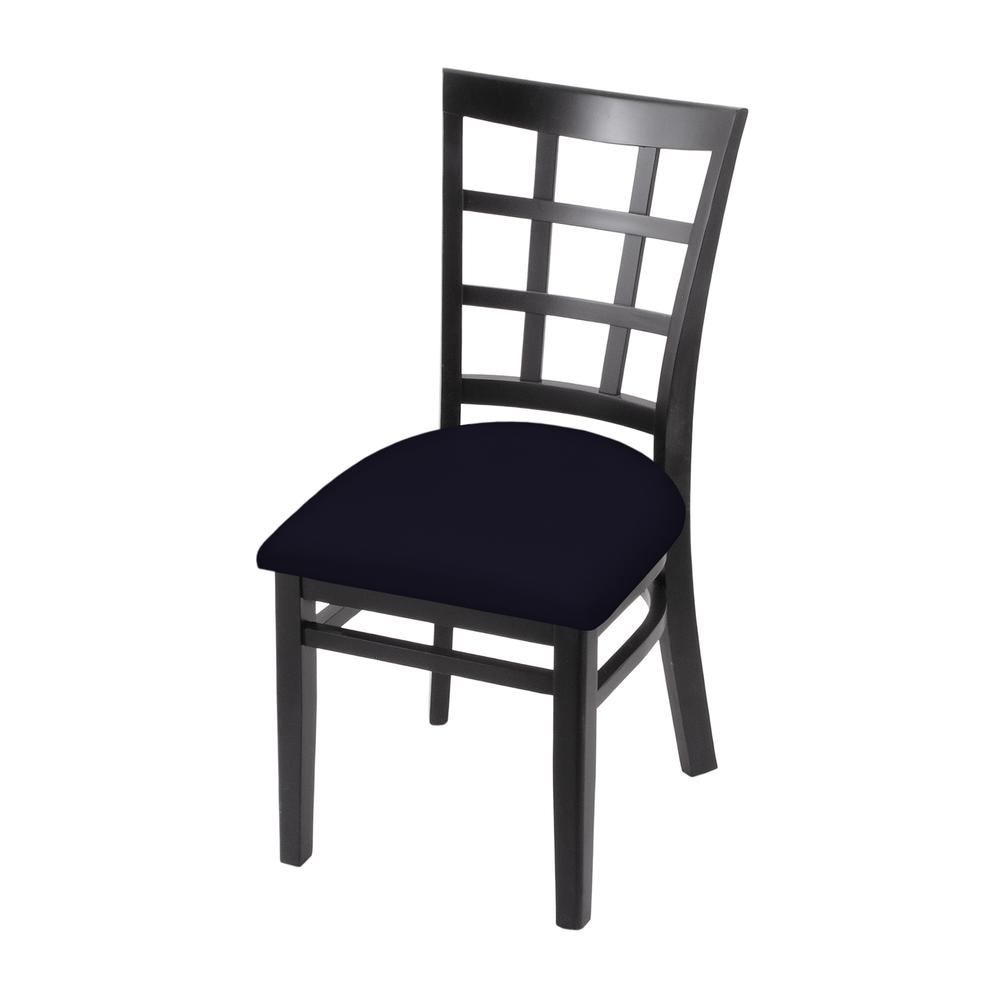 3130 18" Chair with Black Finish and Canter Twilight Seat