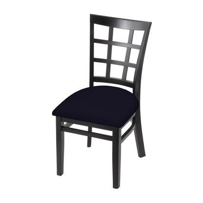 3130 18" Chair with Black Finish and Canter Twilight Seat