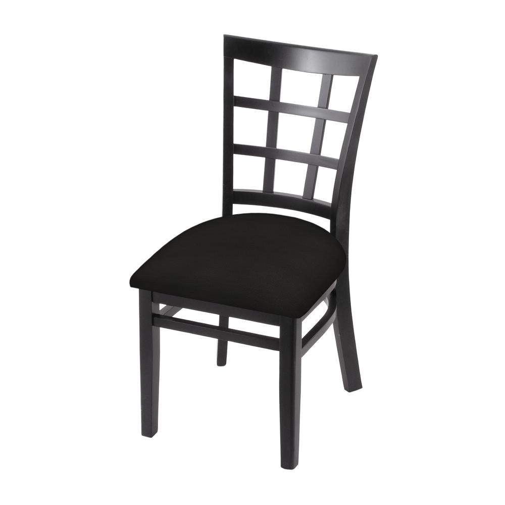 3130 18" Chair with Black Finish and Canter Espresso Seat