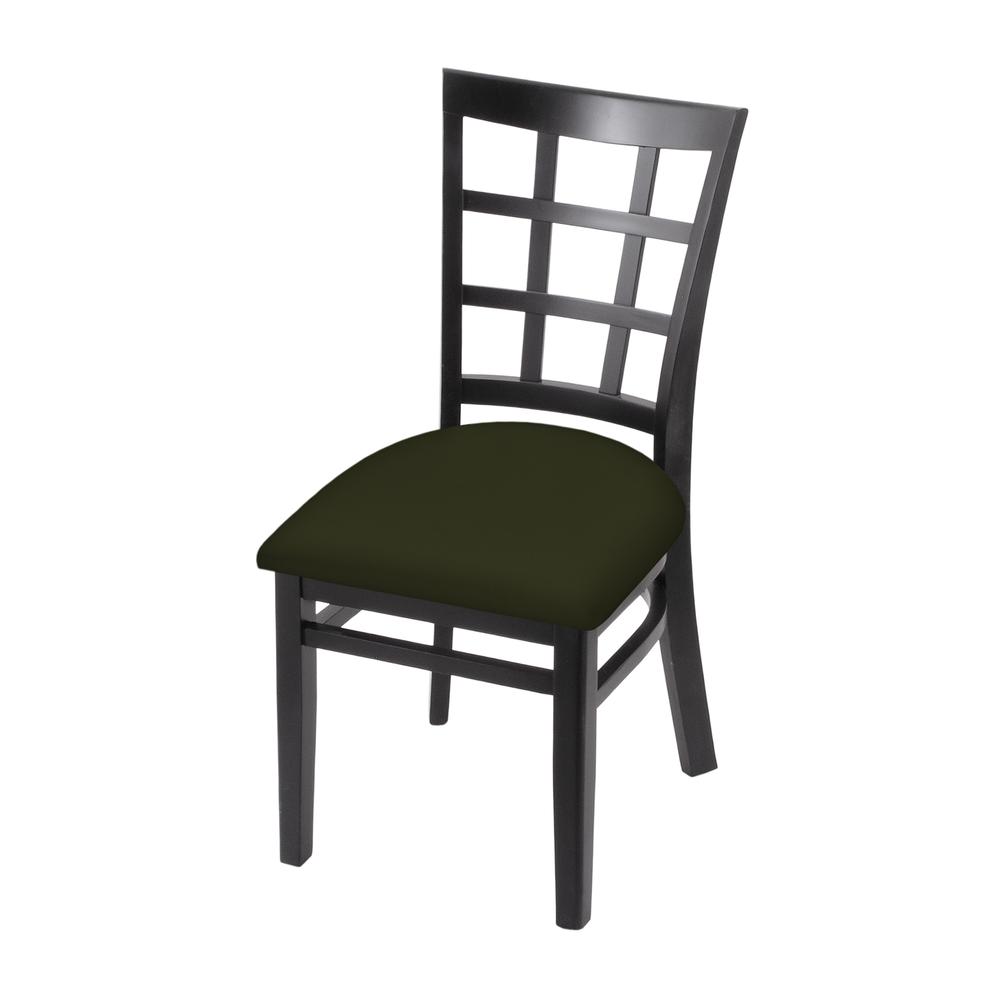 3130 18" Chair with Black Finish and Canter Pine Seat