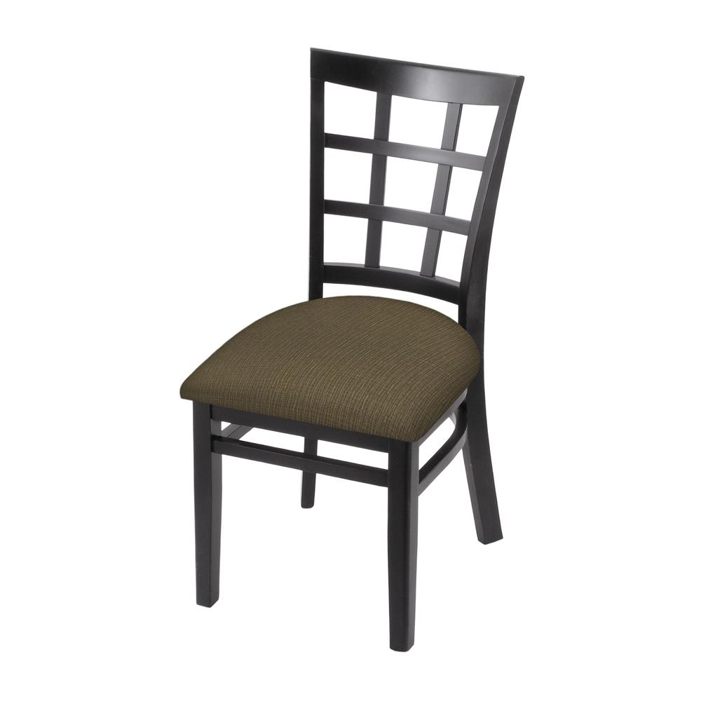 3130 18" Chair with Black Finish and Graph Cork Seat