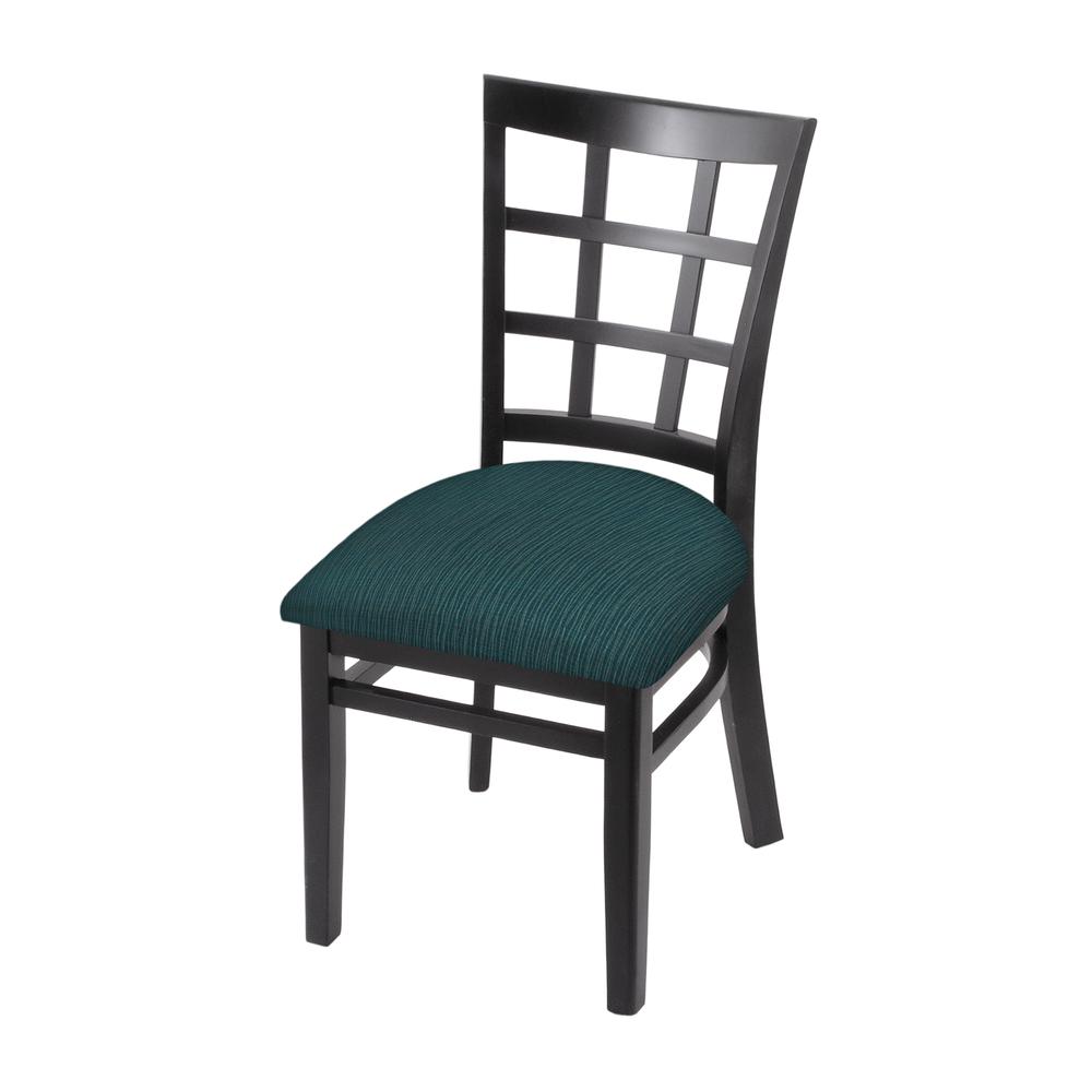 3130 18" Chair with Black Finish and Graph Tidal Seat