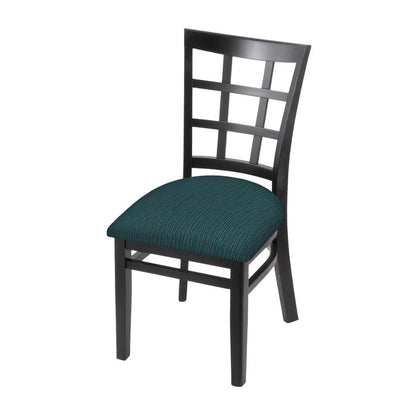 3130 18" Chair with Black Finish and Graph Tidal Seat