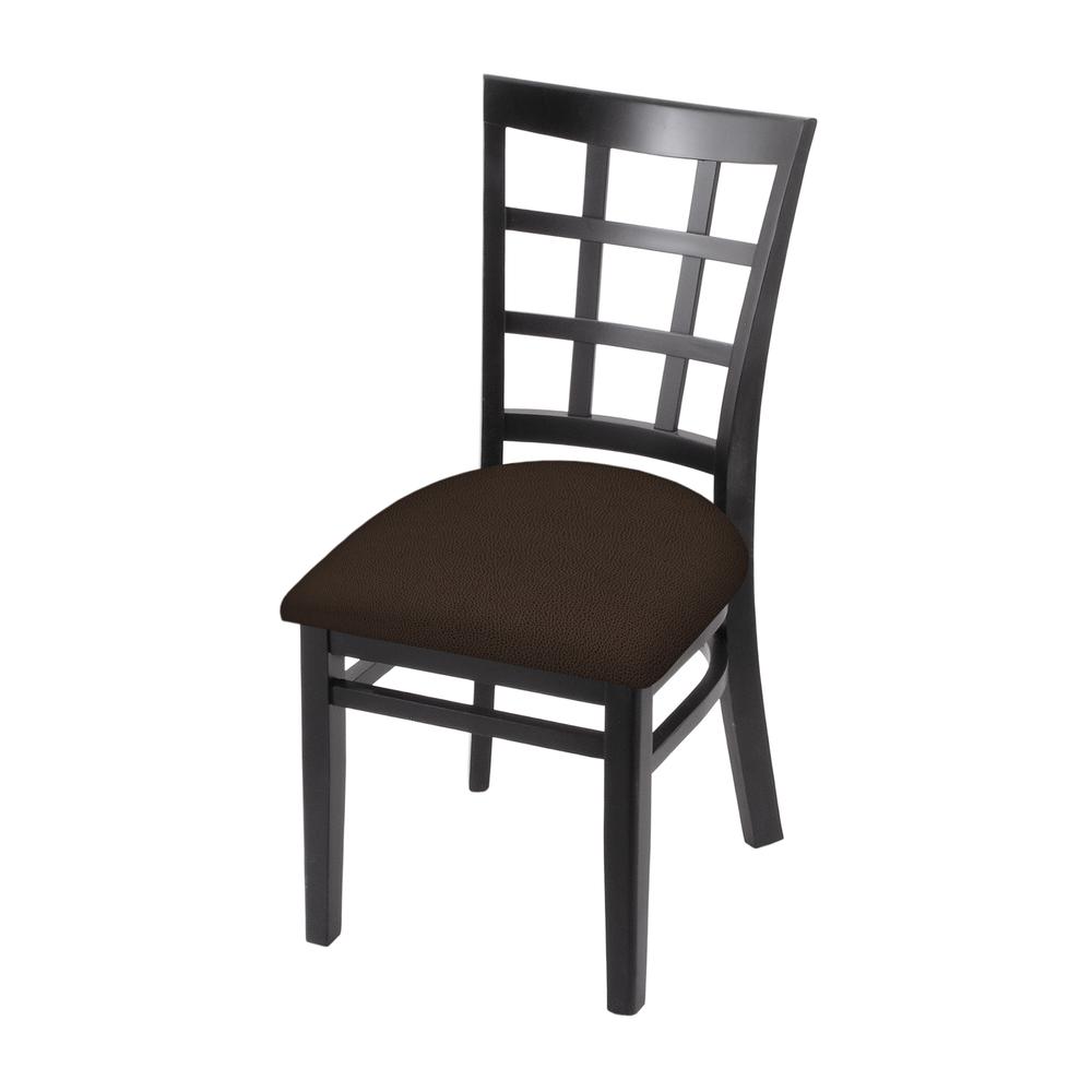 3130 18" Chair with Black Finish and Rein Coffee Seat