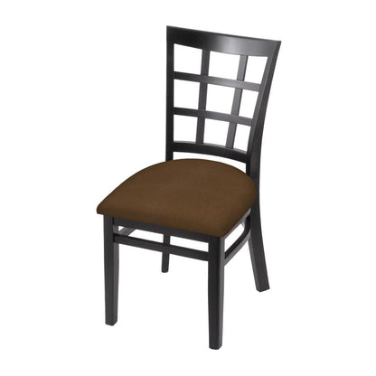 3130 18" Chair with Black Finish and Rein Thatch Seat