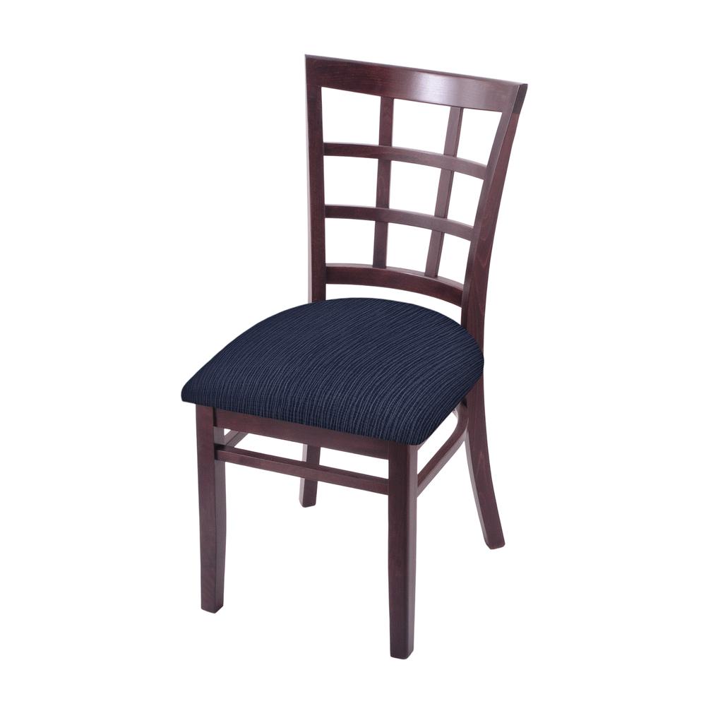 3130 18" Chair with Dark Cherry Finish and Graph Anchor Seat