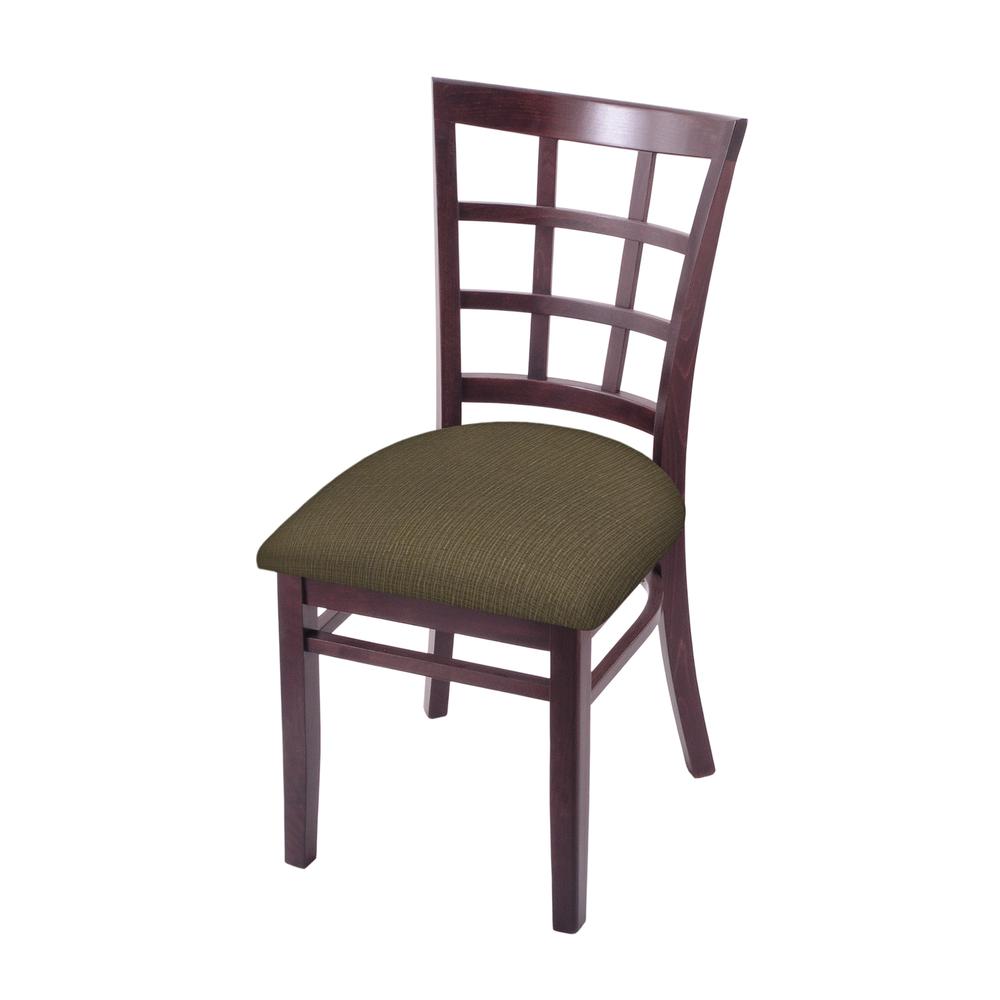 3130 18" Chair with Dark Cherry Finish and Graph Cork Seat