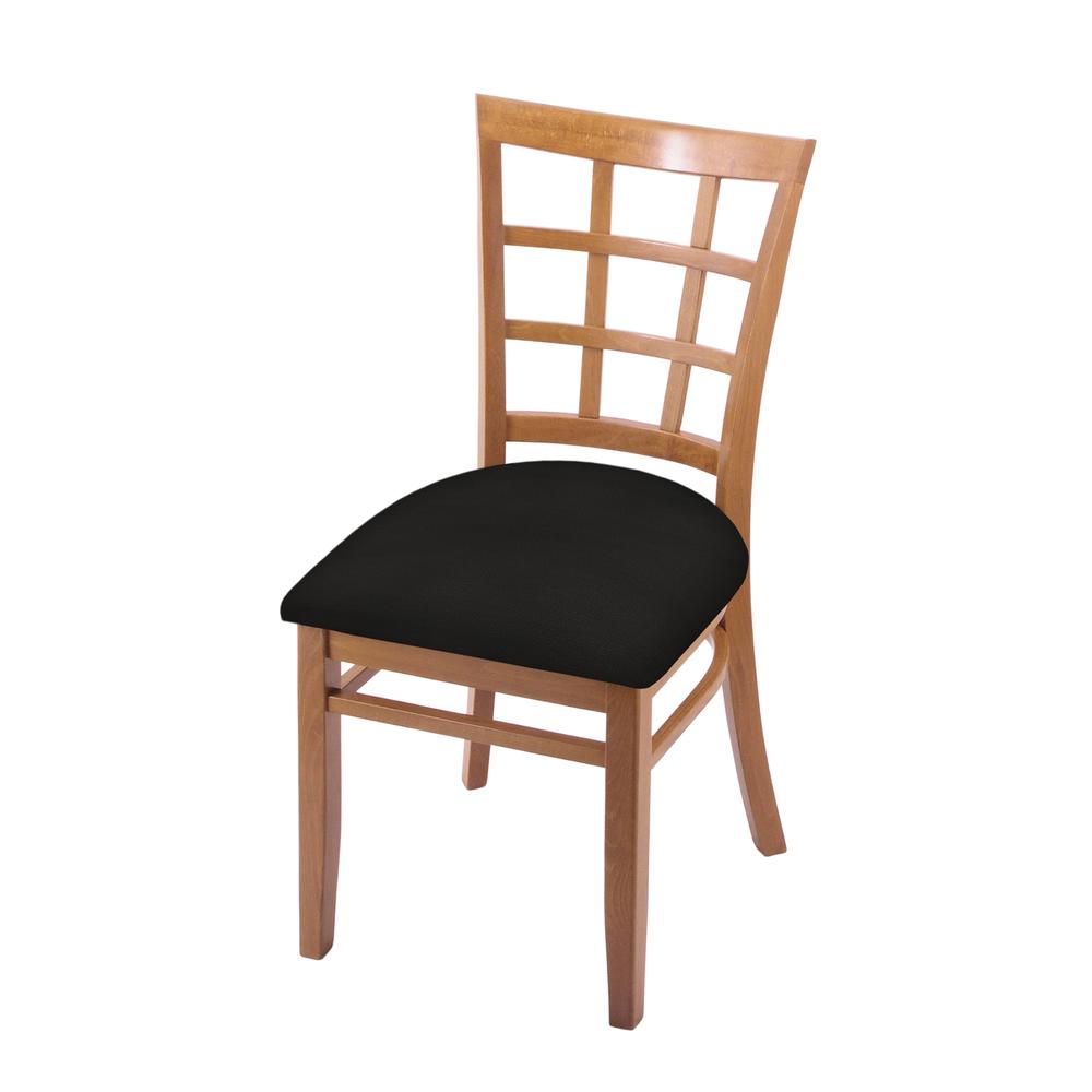 3130 18" Chair with Medium Finish and Canter Espresso Seat