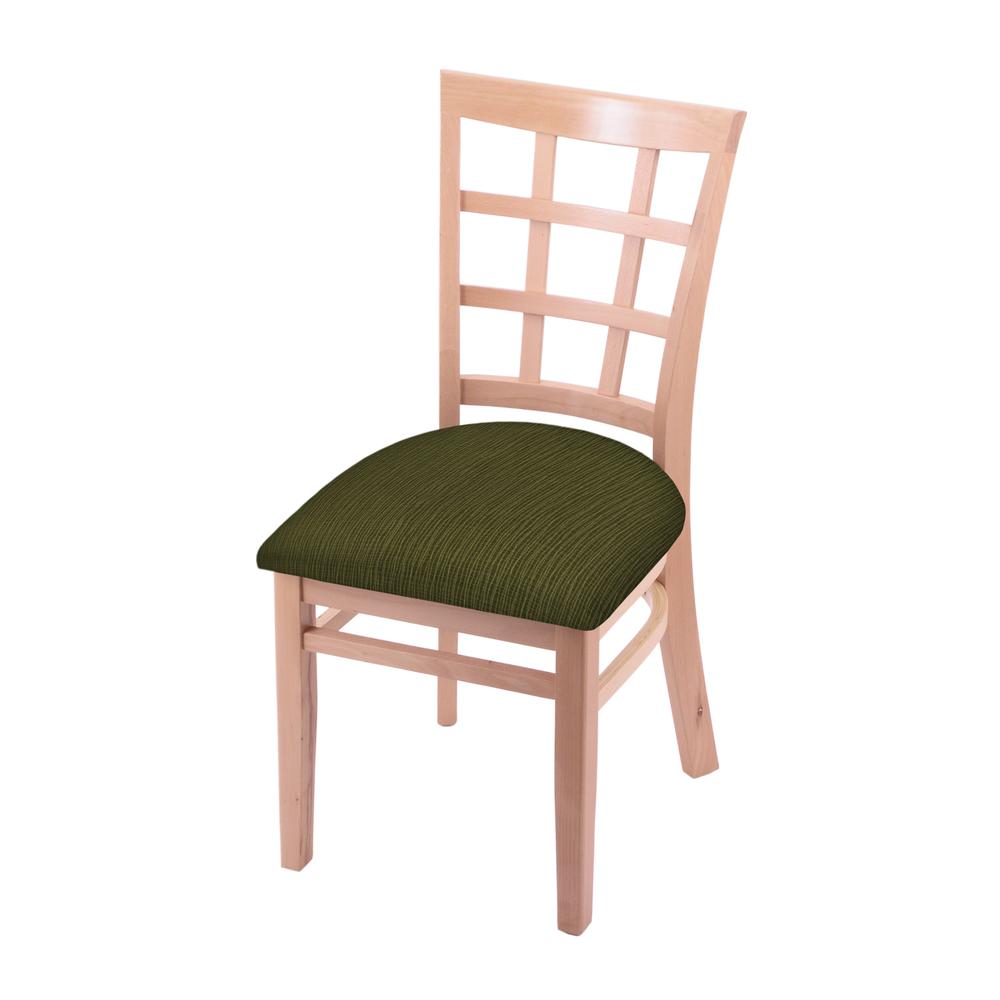 3130 18" Chair with Natural Finish and Graph Parrot Seat