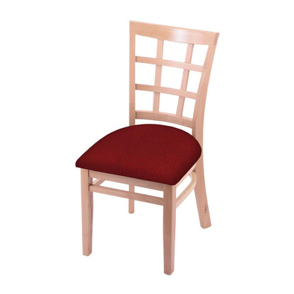 3130 18" Chair with Natural Finish and Graph Ruby Seat