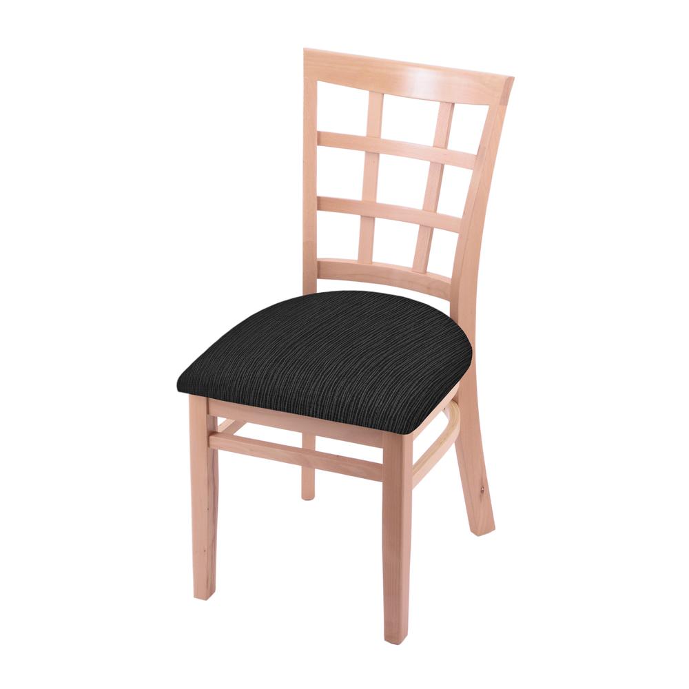 3130 18" Chair with Natural Finish and Graph Coal Seat