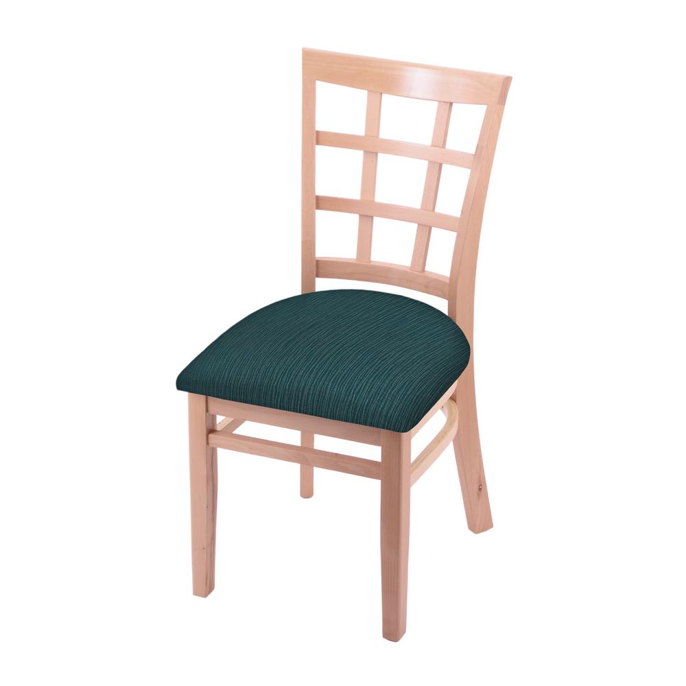 3130 18" Chair with Natural Finish and Graph Tidal Seat