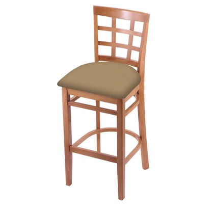 3130 25" Counter Stool with Medium Finish and Canter Sand Seat