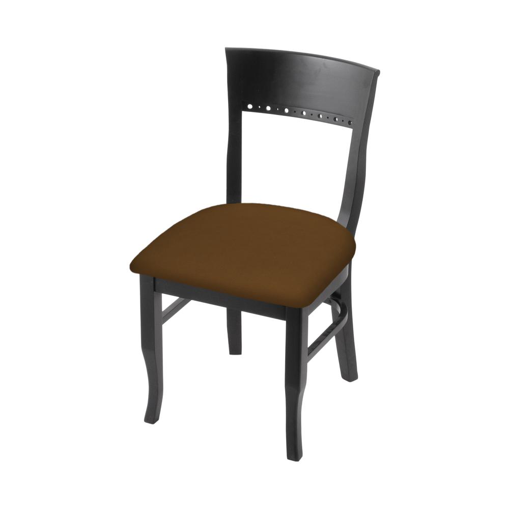 3160 18" Chair with Black Finish and Canter Thatch Seat