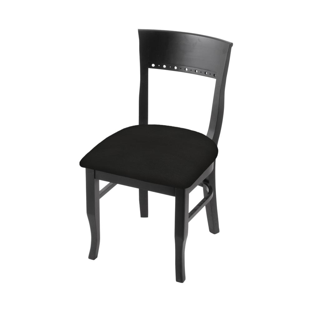 3160 18" Chair with Black Finish and Canter Espresso Seat