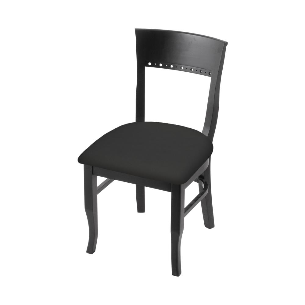 3160 18" Chair with Black Finish and Canter Iron Seat