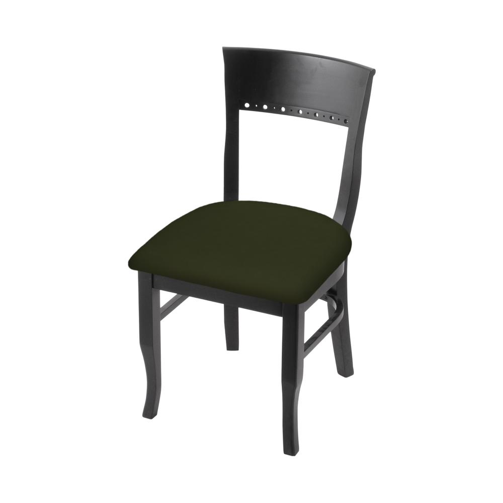 3160 18" Chair with Black Finish and Canter Pine Seat