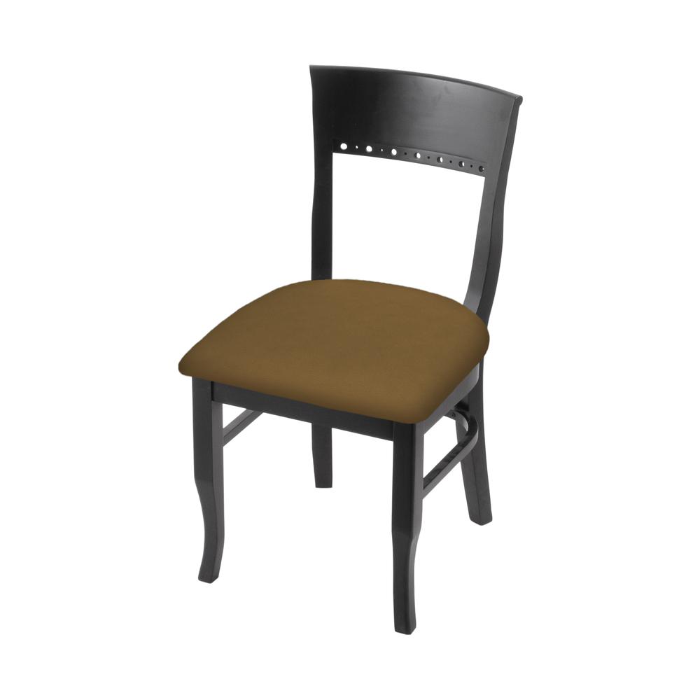 3160 18" Chair with Black Finish and Canter Saddle Seat