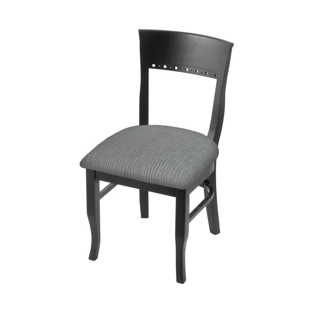 3160 18" Chair with Black Finish and Graph Alpine Seat