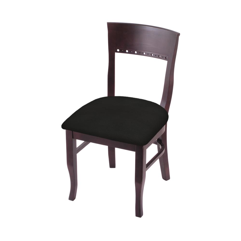 3160 18" Chair with Dark Cherry Finish and Canter Espresso Seat