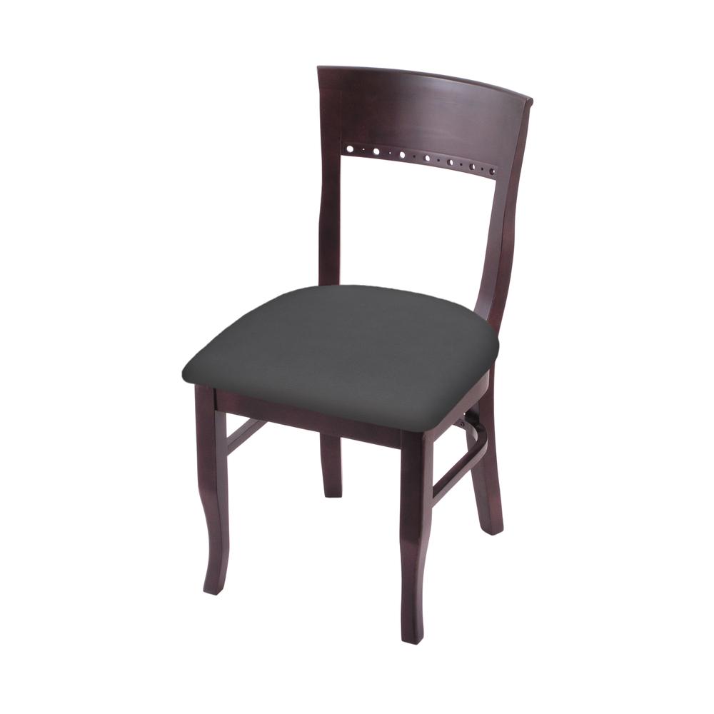 3160 18" Chair with Dark Cherry Finish and Canter Storm Seat