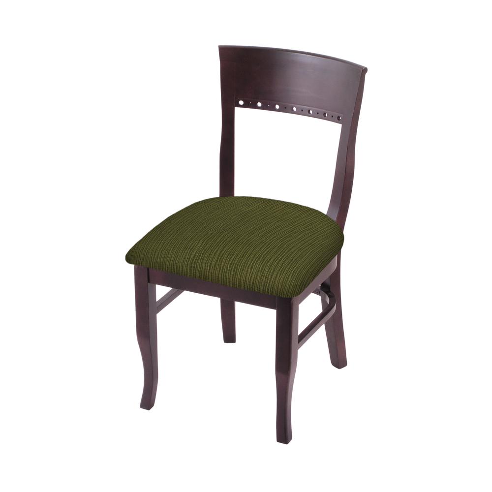 3160 18" Chair with Dark Cherry Finish and Graph Parrot Seat