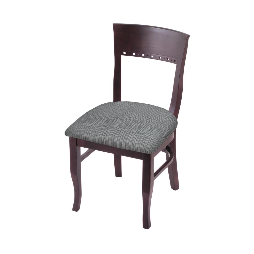 3160 18" Chair with Dark Cherry Finish and Graph Alpine Seat