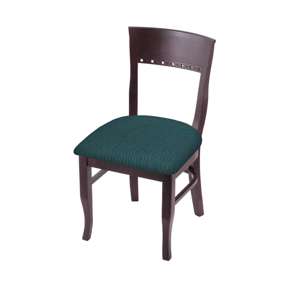 3160 18" Chair with Dark Cherry Finish and Graph Tidal Seat