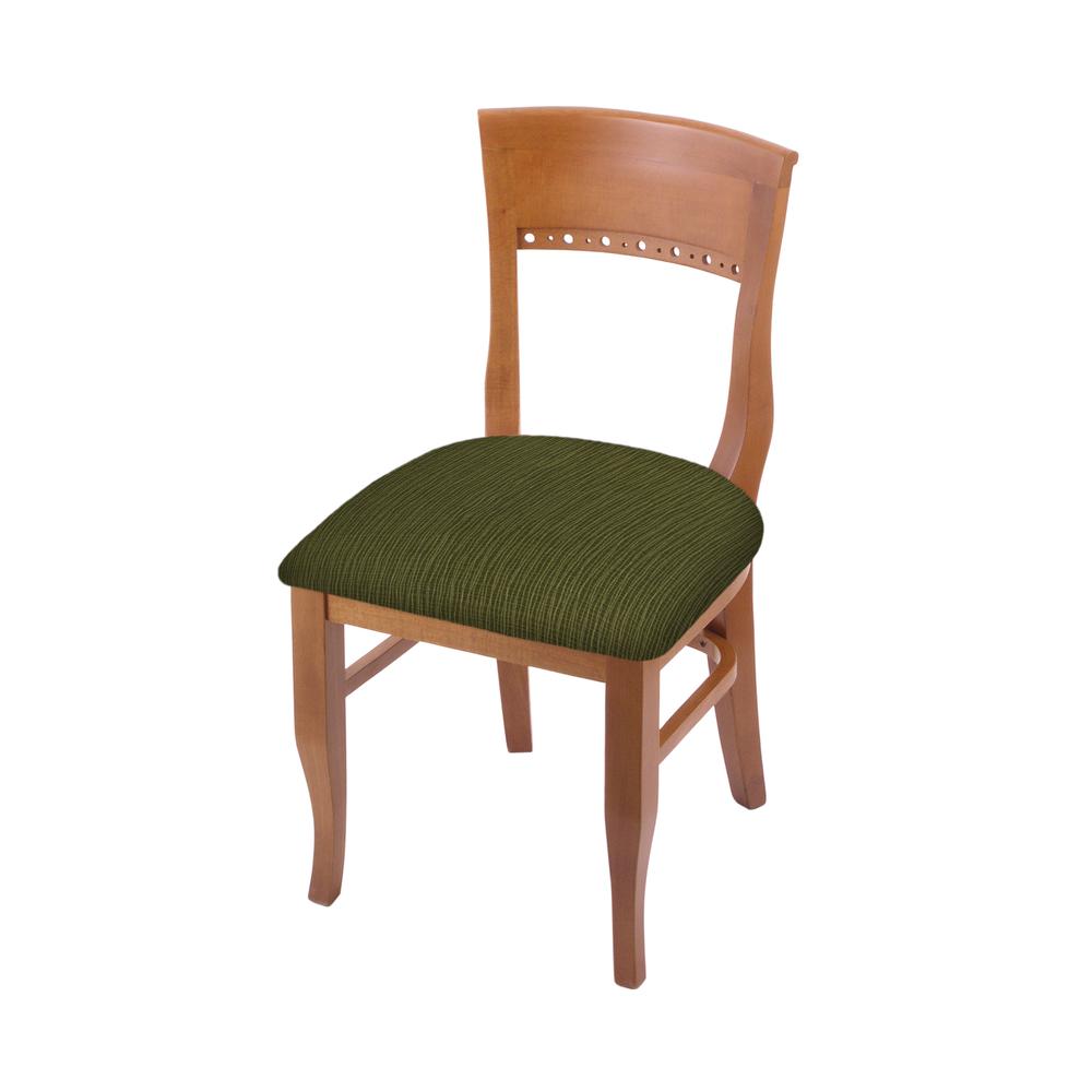 3160 18" Chair with Medium Finish and Graph Parrot Seat