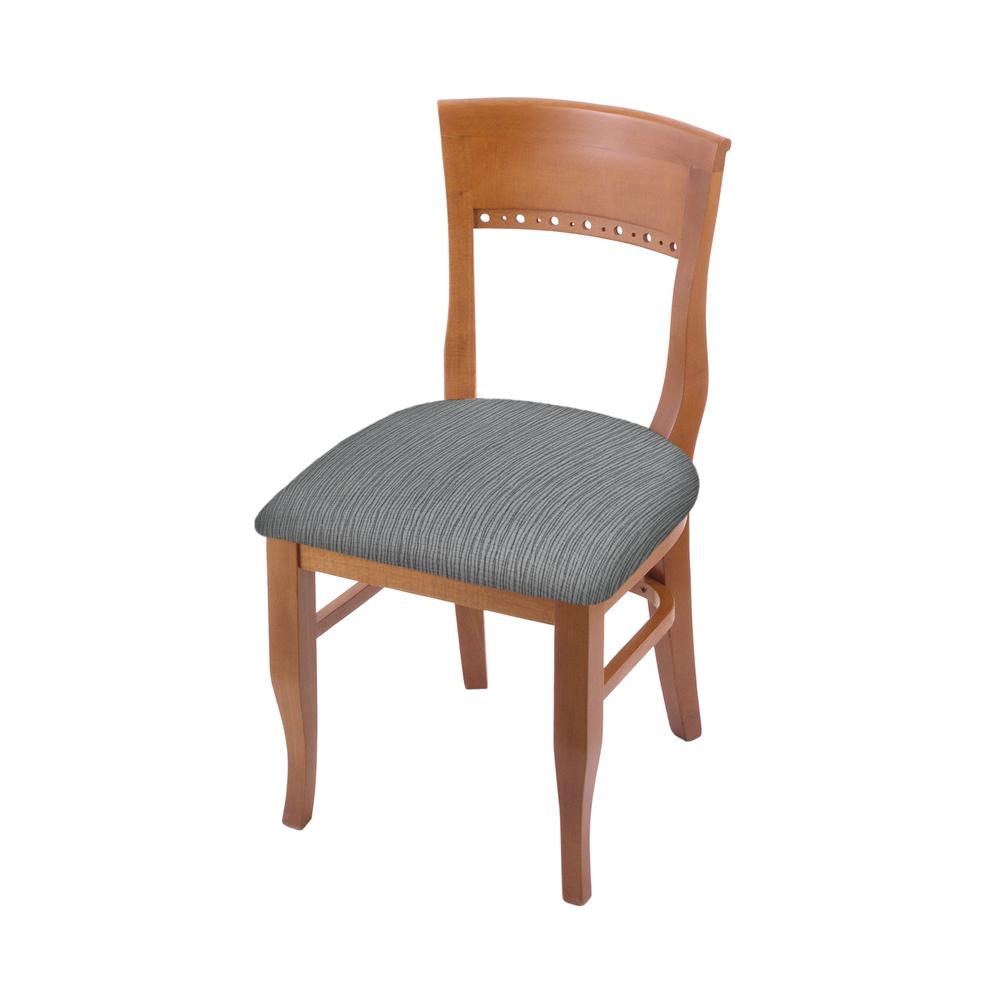 3160 18" Chair with Medium Finish and Graph Alpine Seat
