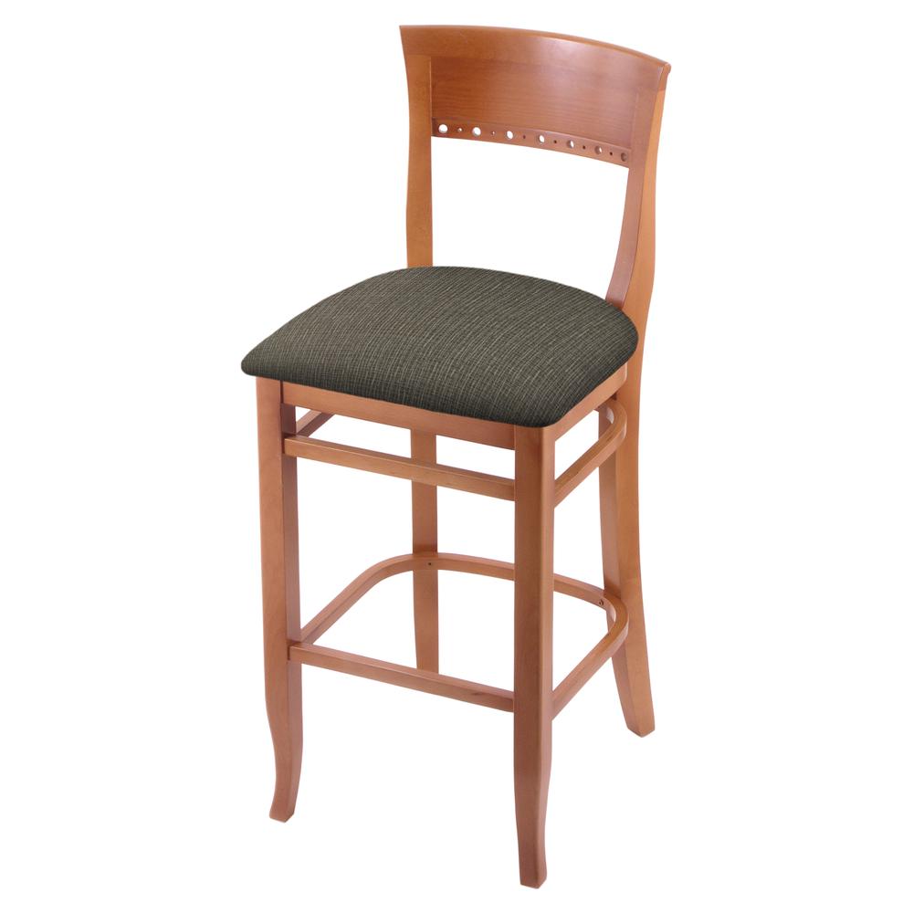 3160 25" Bar Stool with Medium Finish and Graph Chalice Seat
