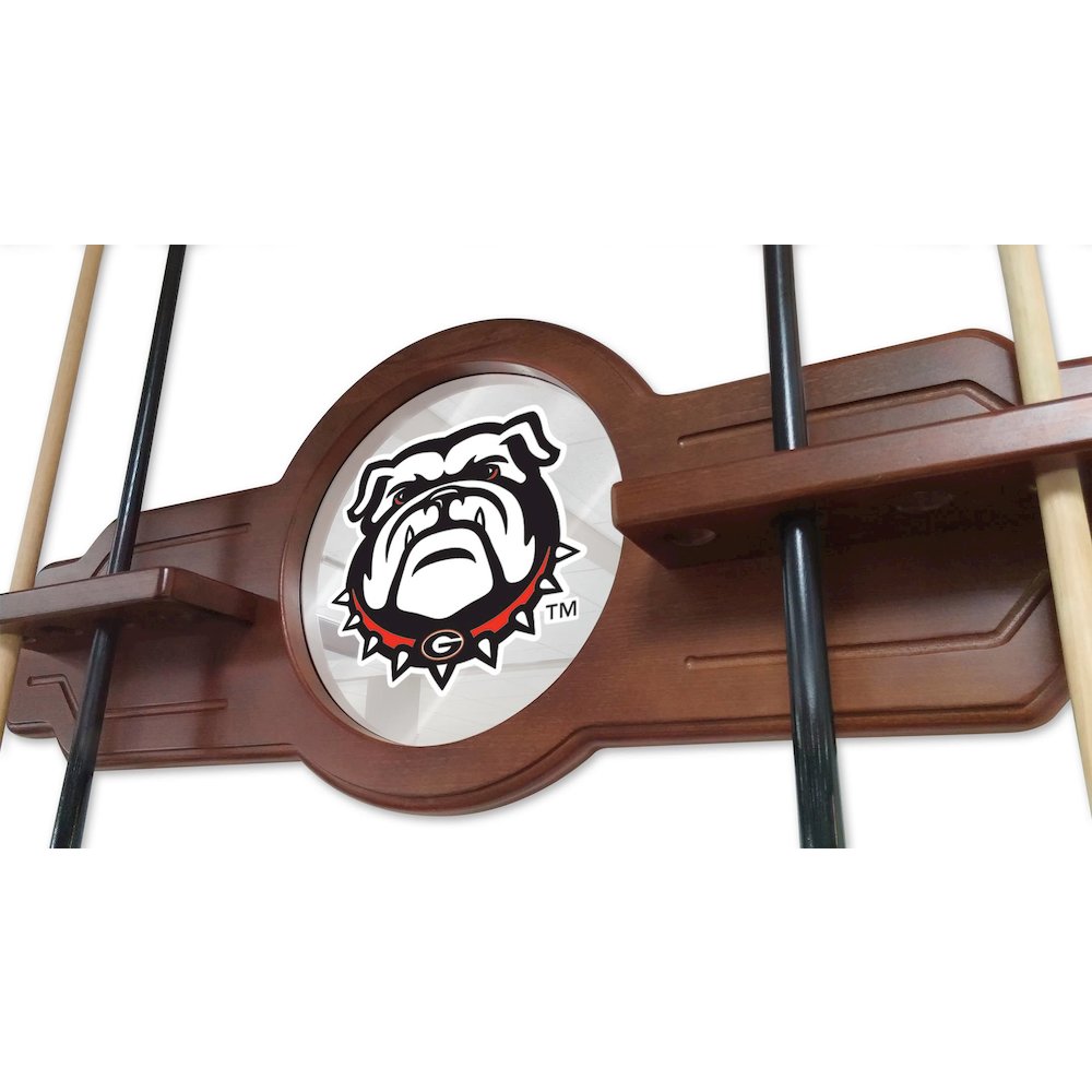 Georgia "Bulldog" Cue Rack in Navajo Finish