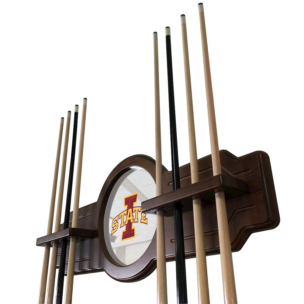 Iowa State Cue Rack in Navajo Finish