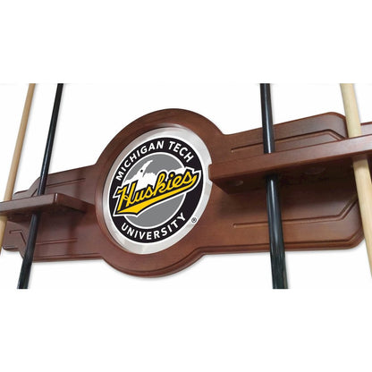 Michigan Tech Cue Rack in Navajo Finish