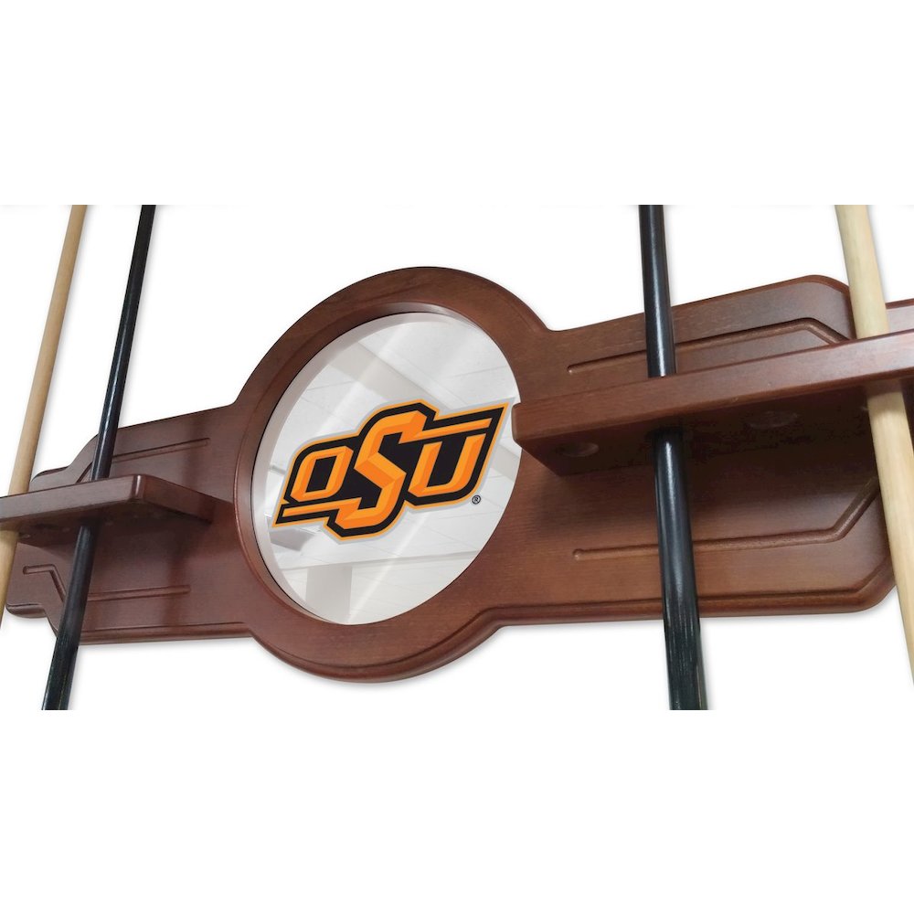 Oklahoma State Cue Rack in Navajo Finish