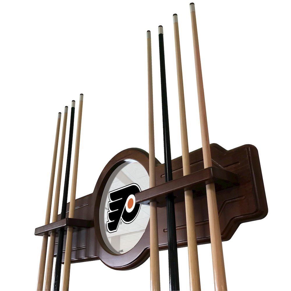 Philadelphia Flyers Cue Rack in Chardonnay Finish