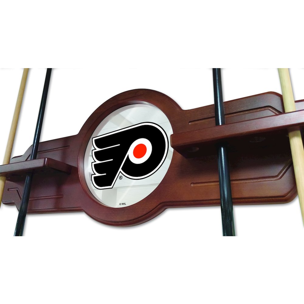 Philadelphia Flyers Cue Rack in Chardonnay Finish
