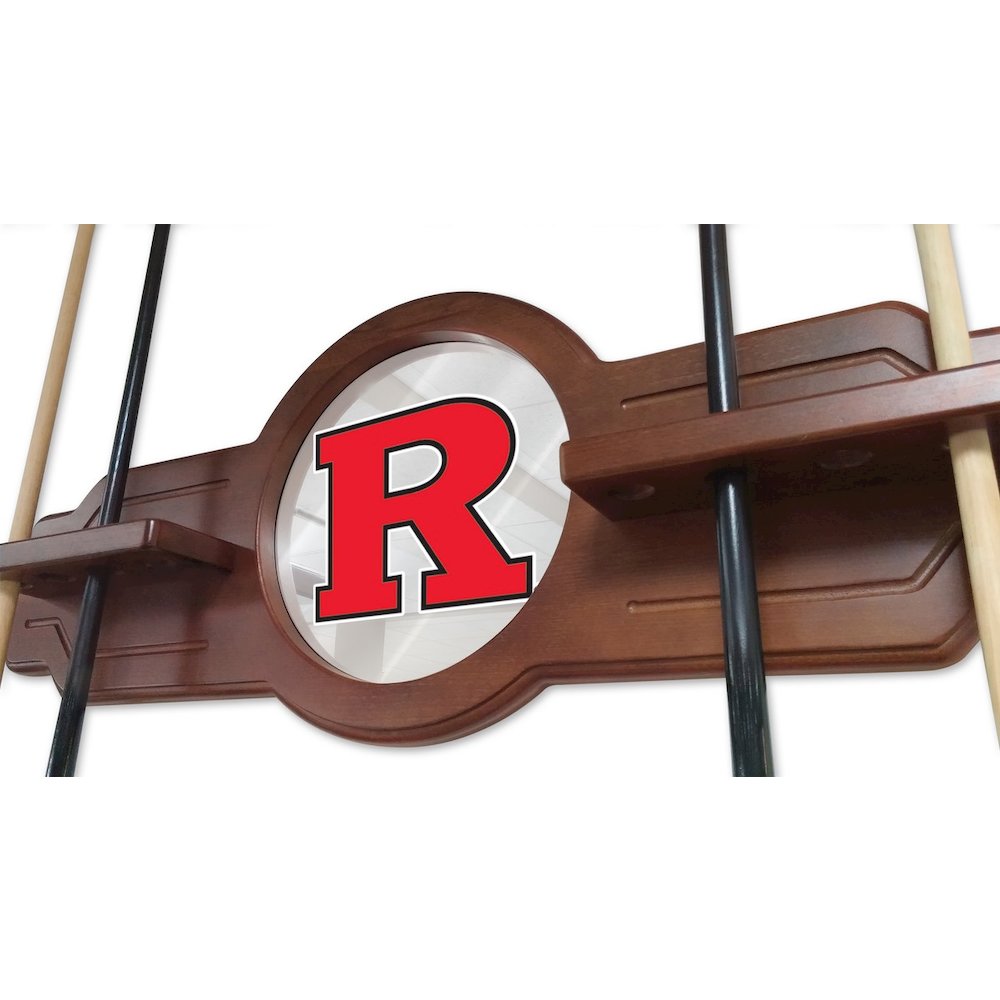 Rutgers Cue Rack in Navajo Finish