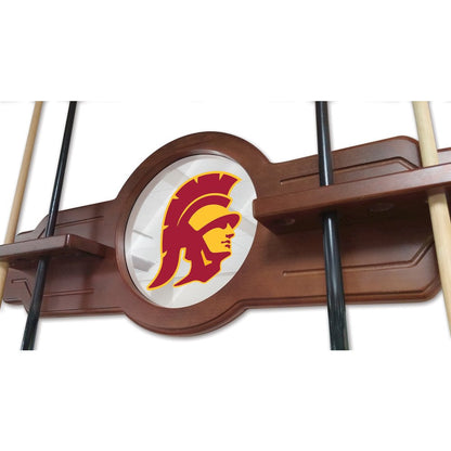 USC Trojans Cue Rack in Navajo Finish