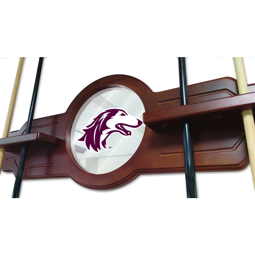 Southern Illinois Cue Rack in Navajo Finish