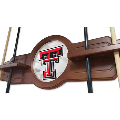 Texas Tech Cue Rack in Navajo Finish